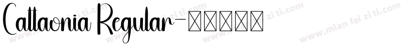 Cattaonia Regular字体转换